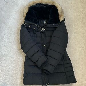 Zara Mid-Length Hooded Down Jacket